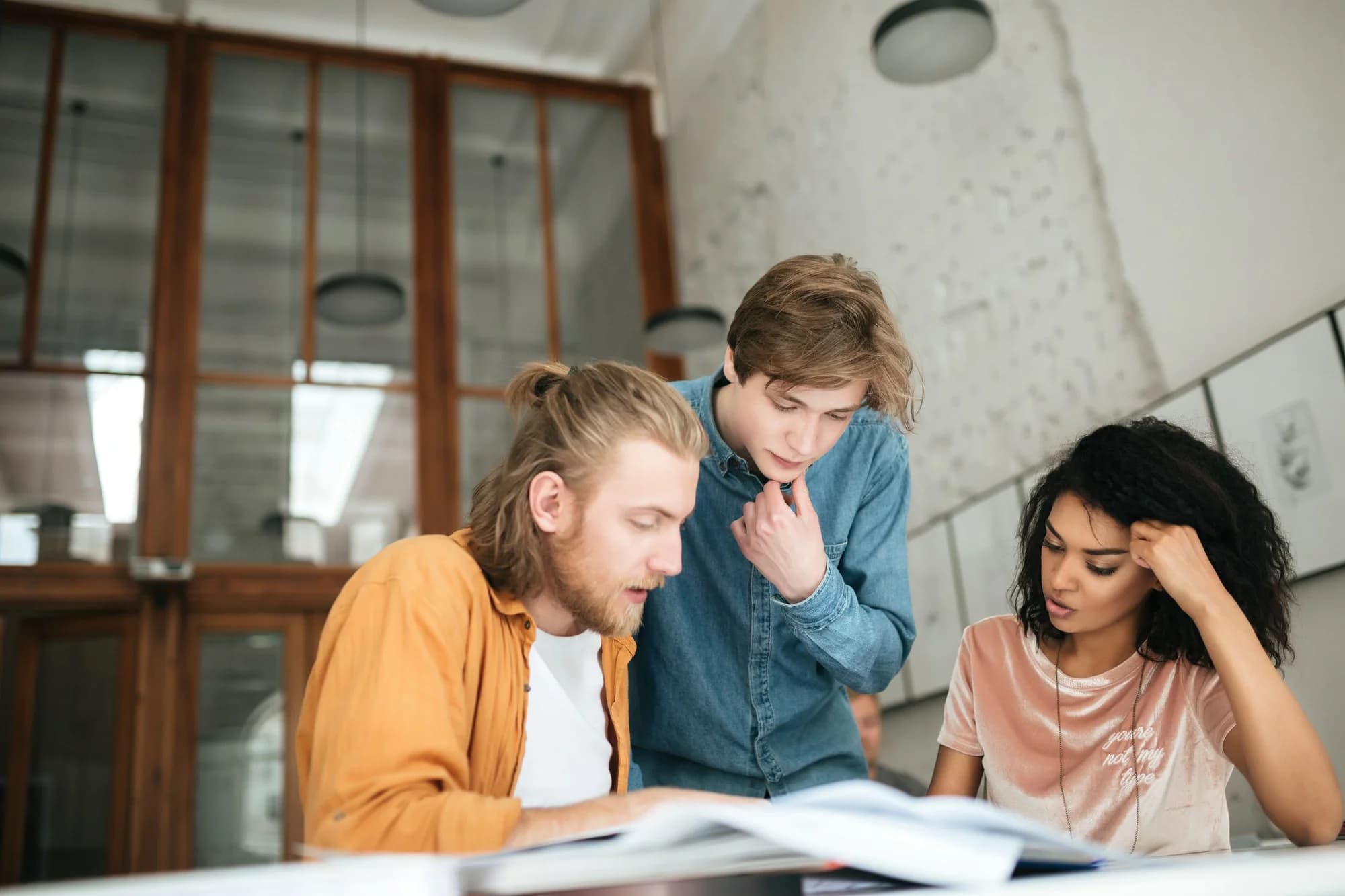 group studying together